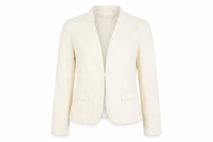 Womens UK Size 12 Zara Regular Ivory Blazer