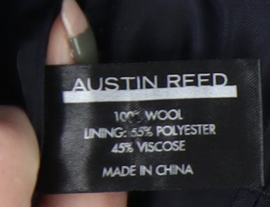 Austin Reed Men's Black Long Blazer 44L Formal