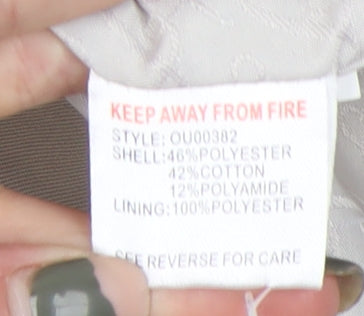 Lipsy Women's Grey Ruffled Coat Size 10