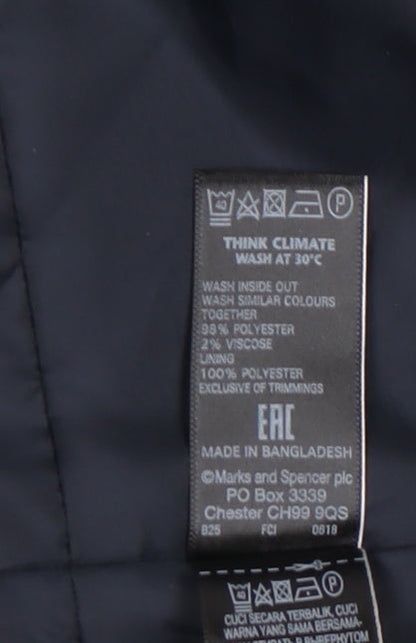 Marks and Spencer Women's Black Pinstripe Blazer UK 16