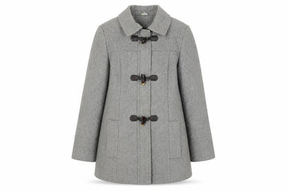 Marks & Spencer Women's Grey Wool Blend Toggle Coat