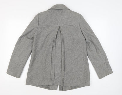 Womens UK Size 10 Marks and Spencer Grey Duffle Coat