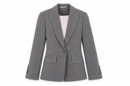 Womens UK Size 6 Marks and Spencer Petites Grey Blazer