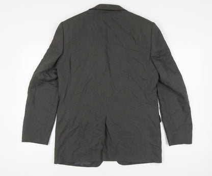 Mens UK Size 40 Marks and Spencer Regular Green Suit Jacket