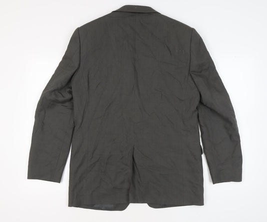 Mens UK Size 40 Marks and Spencer Regular Green Suit Jacket