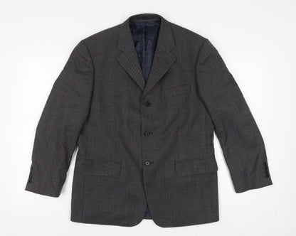 Mens UK Size 40 Marks and Spencer Regular Blue Suit Jacket