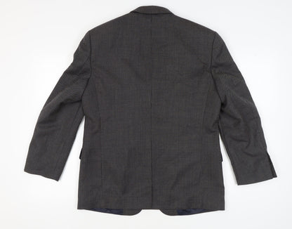 Mens UK Size 40 Marks and Spencer Regular Blue Suit Jacket