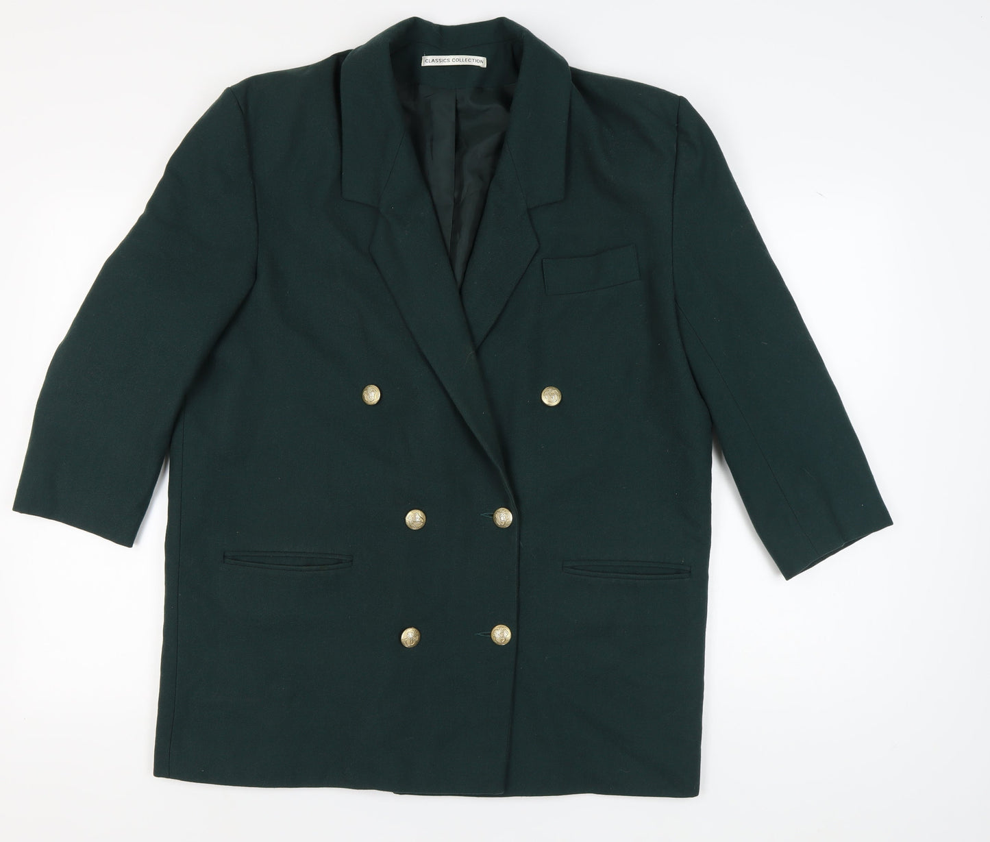 Dunnes Stores Women's Green Blazer Sz 16