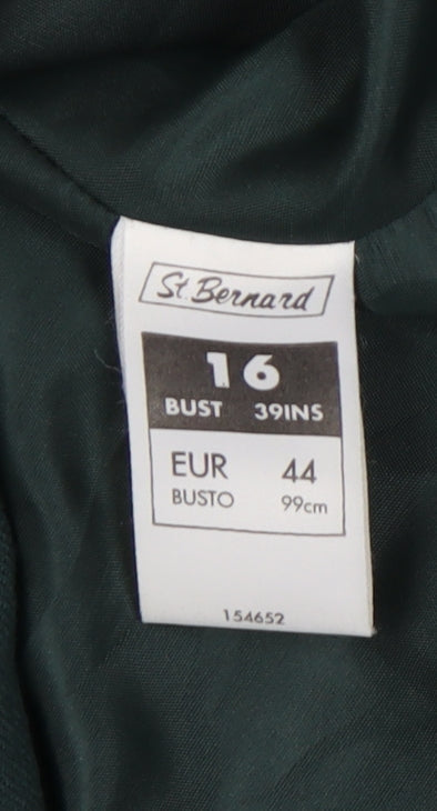 Dunnes Stores Women's Green Blazer Sz 16