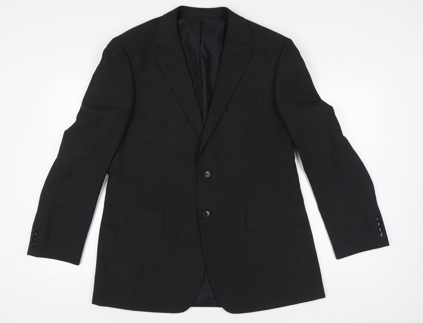 Marks and Spencer Men's Charcoal Long Blazer 42L