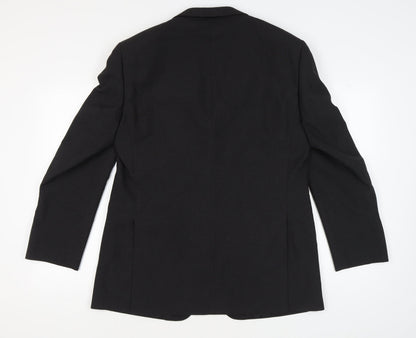 Marks and Spencer Men's Charcoal Long Blazer 42L