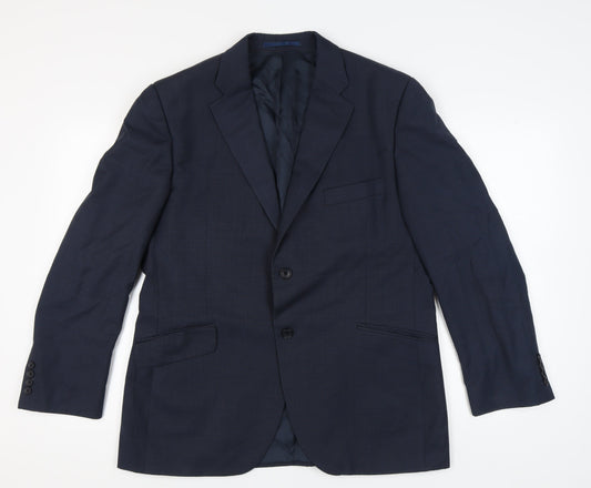 Mens UK Size 44 Howick Regular Blue Suit Jacket