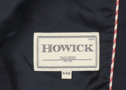 Mens UK Size 44 Howick Regular Blue Suit Jacket