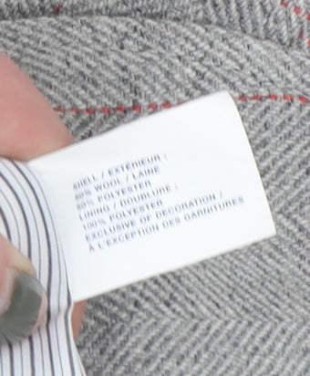 GAP Women's Grey Tweed Blazer, Size 10, Classic Fit