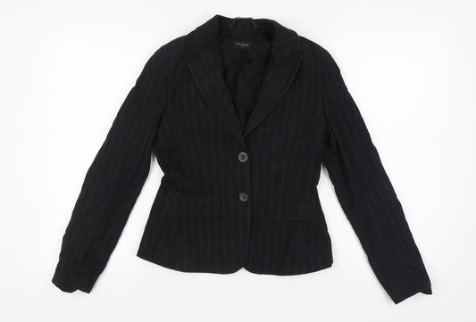 Ted Baker Women's Black Pinstripe Blazer Size 2