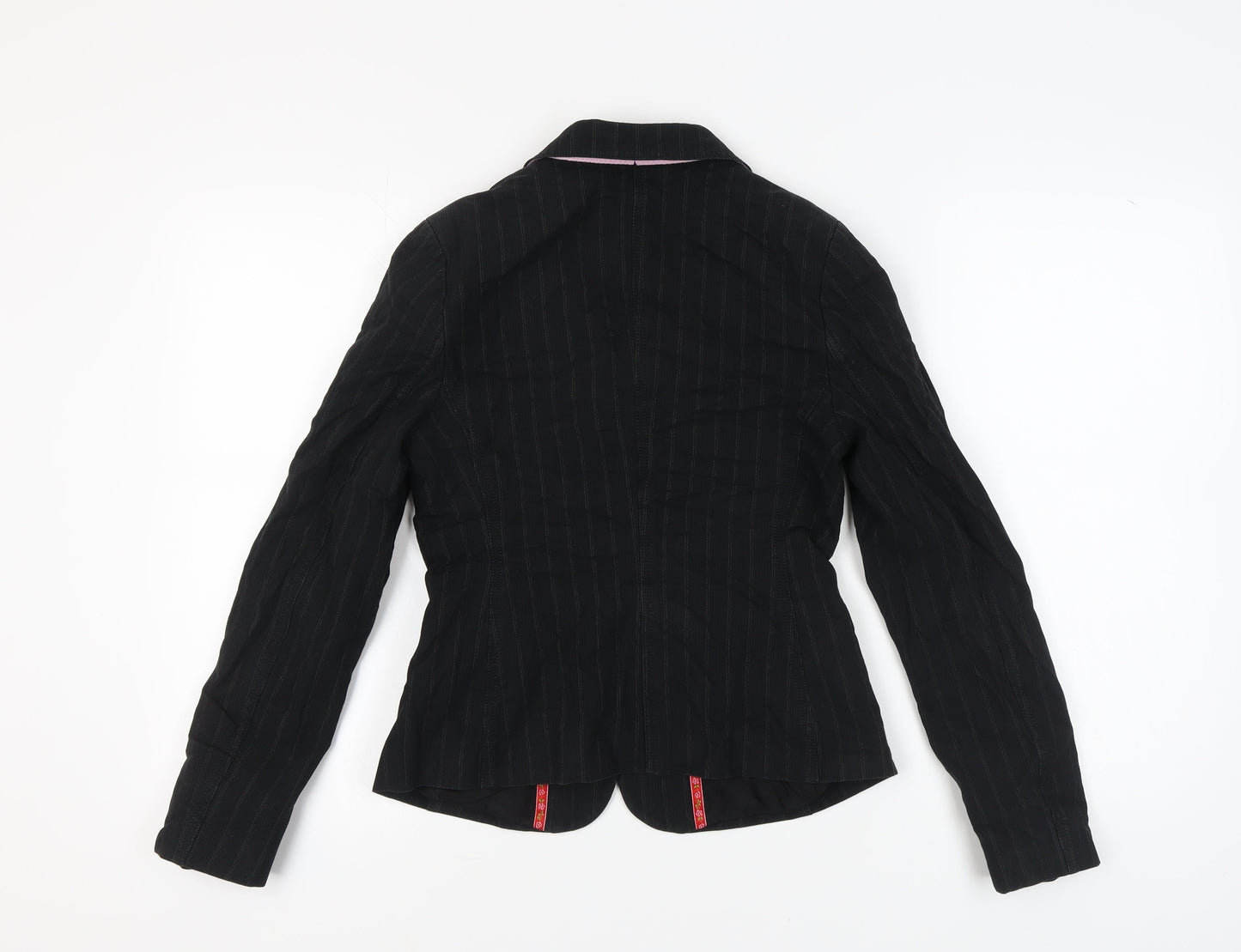 Ted Baker Women's Black Pinstripe Blazer Size 2