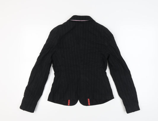 Ted Baker Women's Black Pinstripe Blazer Size 2