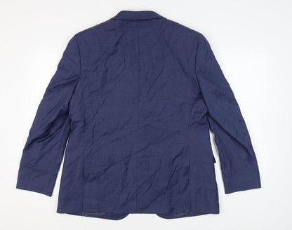 Mens UK Size 44 Marks and Spencer Regular Blue Suit Jacket