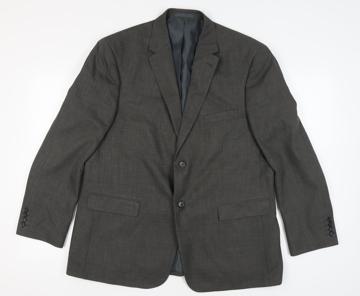 Mens UK Size 46 Greenwoods Regular Grey Suit Jacket