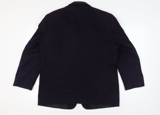 Mens UK Size 46 BHS Regular Purple Suit Jacket