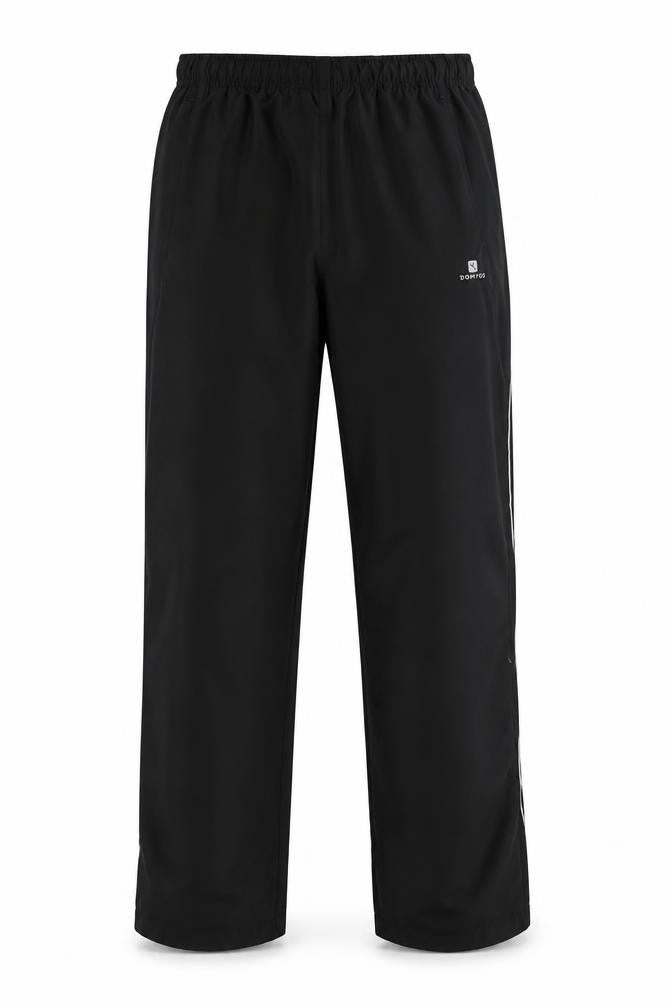 Mens UK Size M DOMYOS Regular Fit Casual Black Trousers