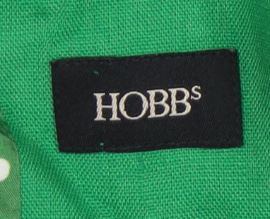 Hobbs Women's Green Linen Jacket Size 12