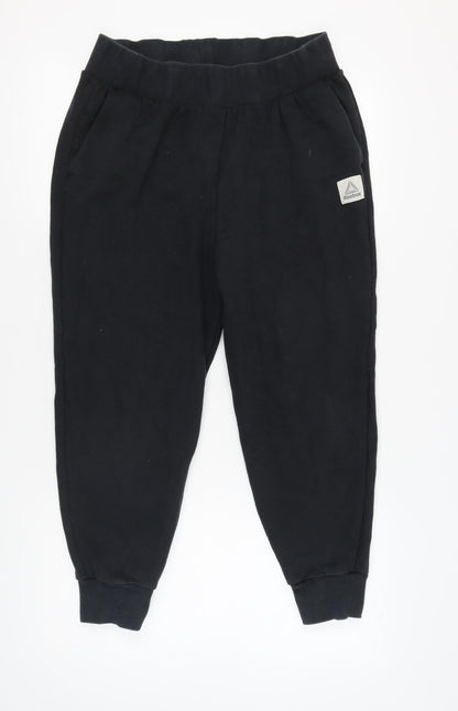Reebok Men's Black Jogger Trousers L Elastic Waist