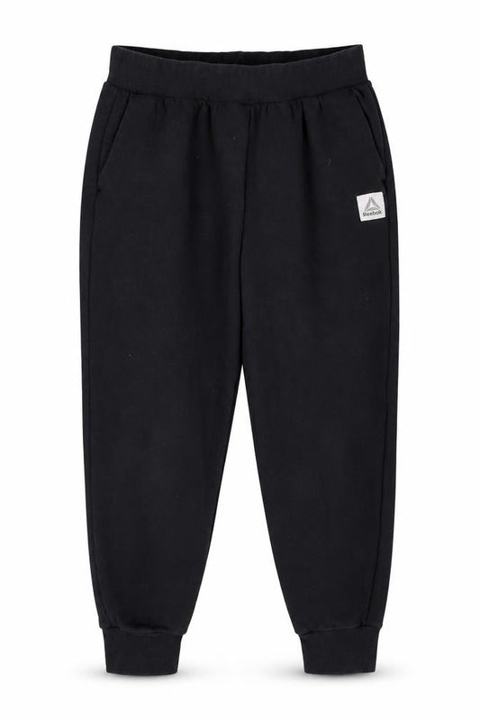 Mens UK Size L Reebok-activewear Regular Fit Jogger Black Trousers