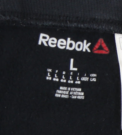 Reebok Men's Black Jogger Trousers L Elastic Waist