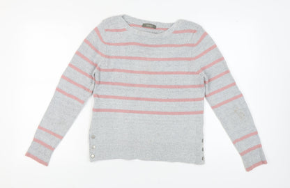 Womens UK Size M Oasis Grey Pullover Jumper