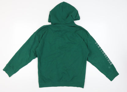 H&M Green Pullover Hoodie Unisex XS
