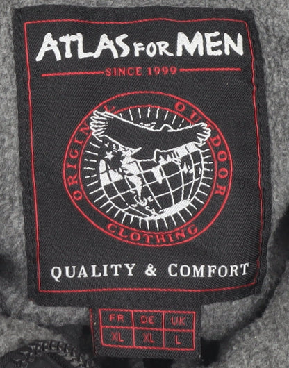Atlas for Men Black Basic Jacket - L - Winter Outdoor