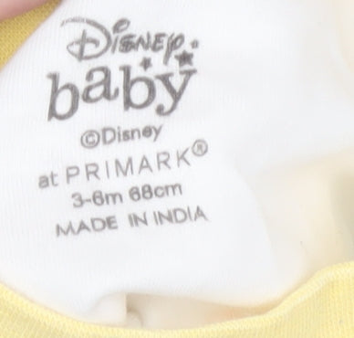 Disney Baby Dumbo T-Shirt, Unisex 3-6M, White Cotton