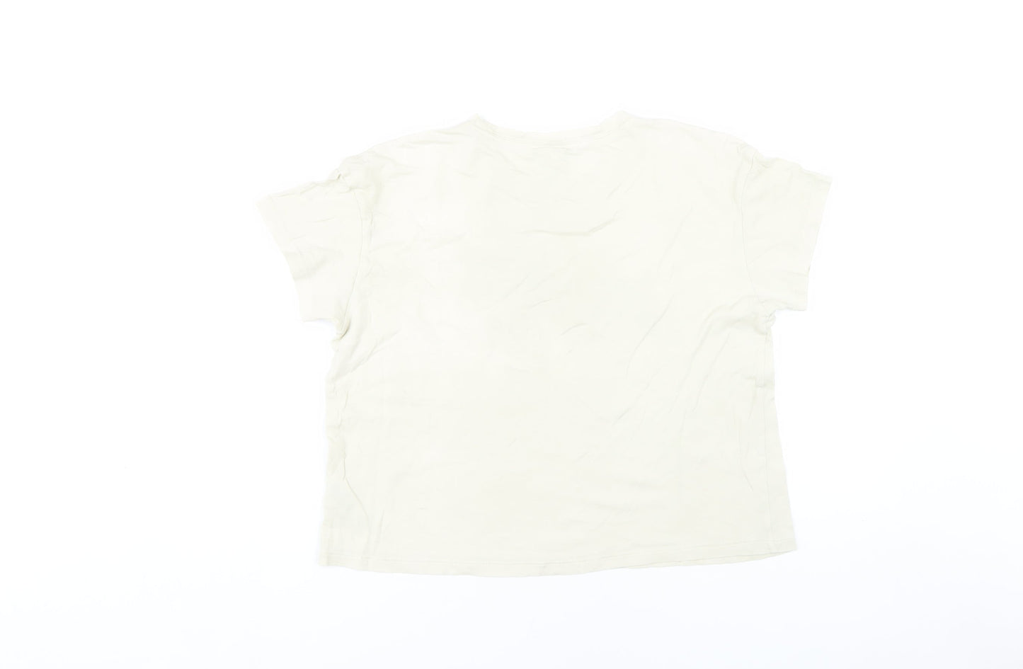 Womens UK Size XS Old Navy White Basic T-Shirt