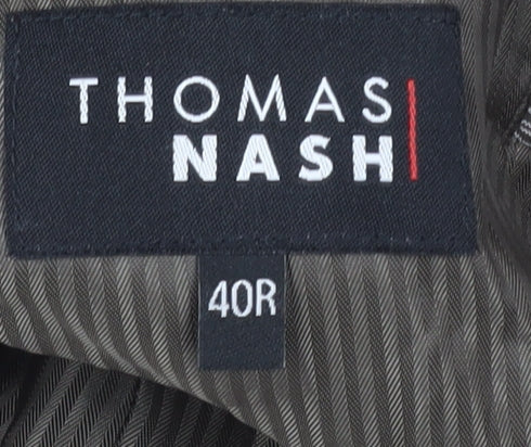 Mens UK Size 40 Thomas Nash Regular Brown Suit Jacket