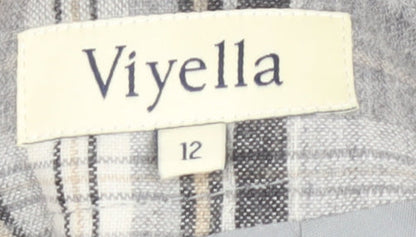 Womens UK Size 12 Viyella A-Line  Skirt