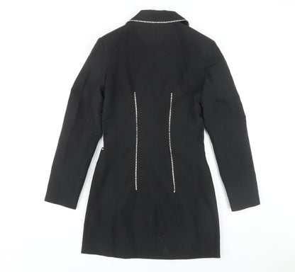 AsYou Women's Black Jacket Dress, Size 8, Party Style