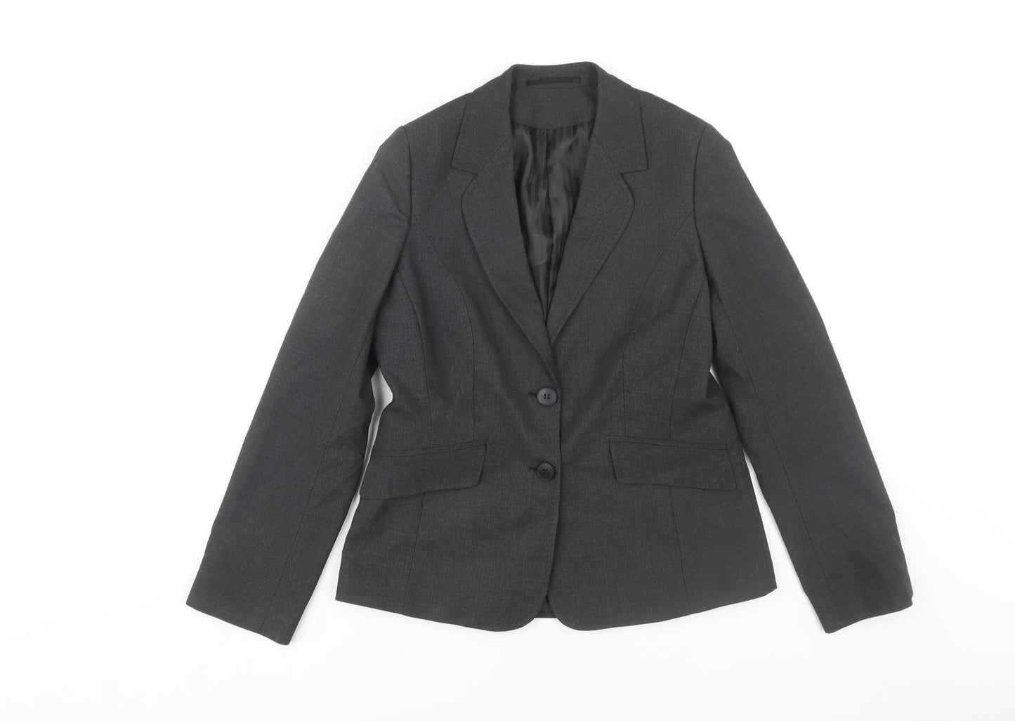 Clubclass Women's Black Blazer Size 10 Formal
