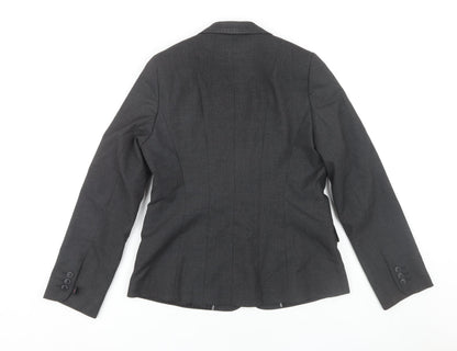 Clubclass Women's Black Blazer Size 10 Formal