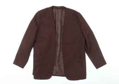 Womens UK Size 14 Features Regular Brown Blazer