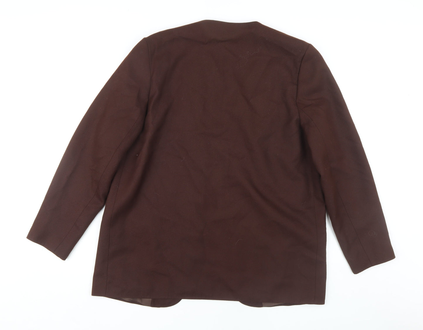 Womens UK Size 14 Features Regular Brown Blazer