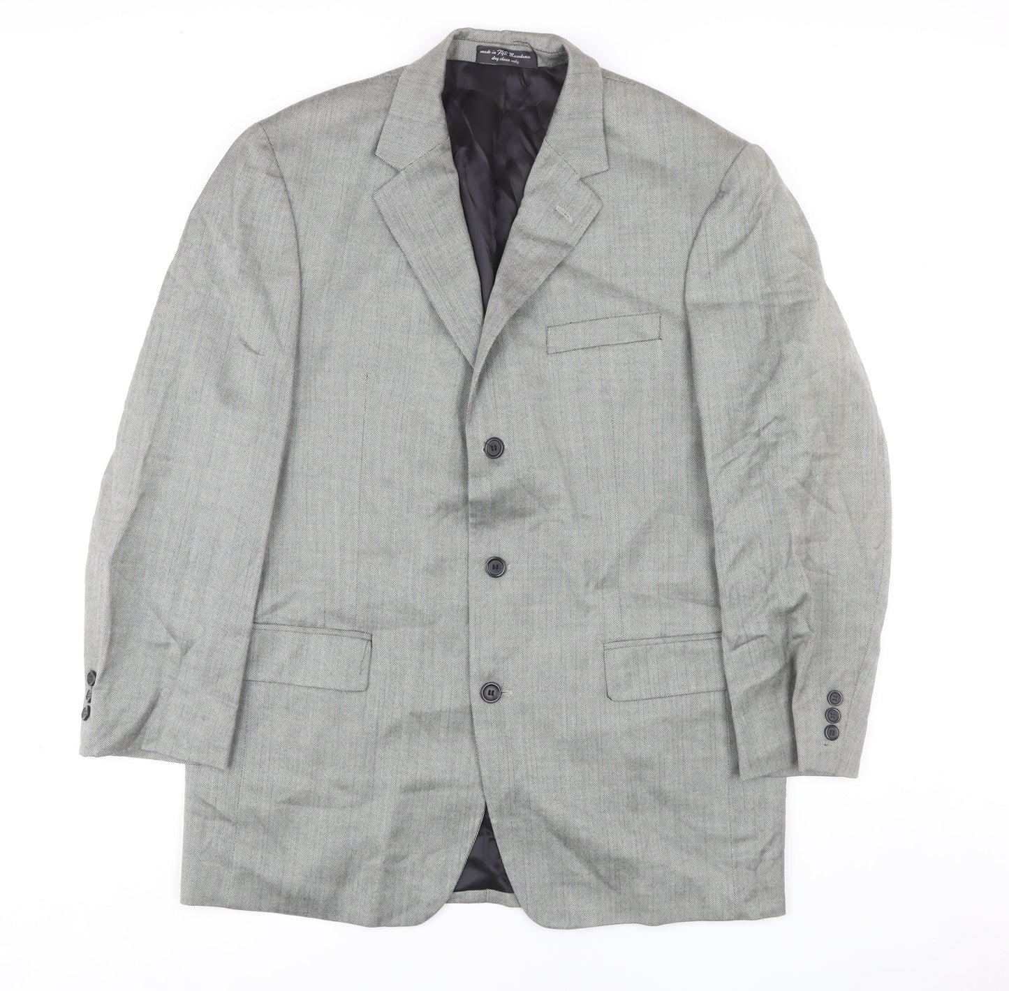Andrew Fezza Grey Men's 42L Blazer Jacket