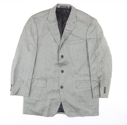 Andrew Fezza Grey Men's 42L Blazer Jacket