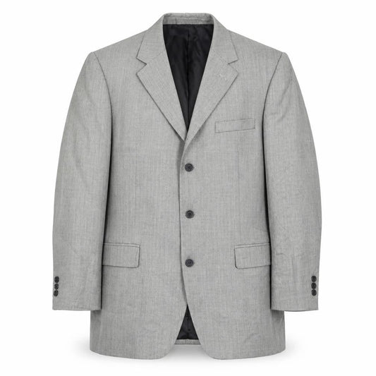 Andrew Fezza Grey Men's 42L Blazer Jacket