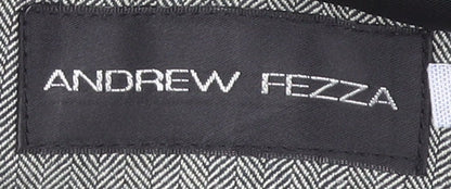 Andrew Fezza Grey Men's 42L Blazer Jacket