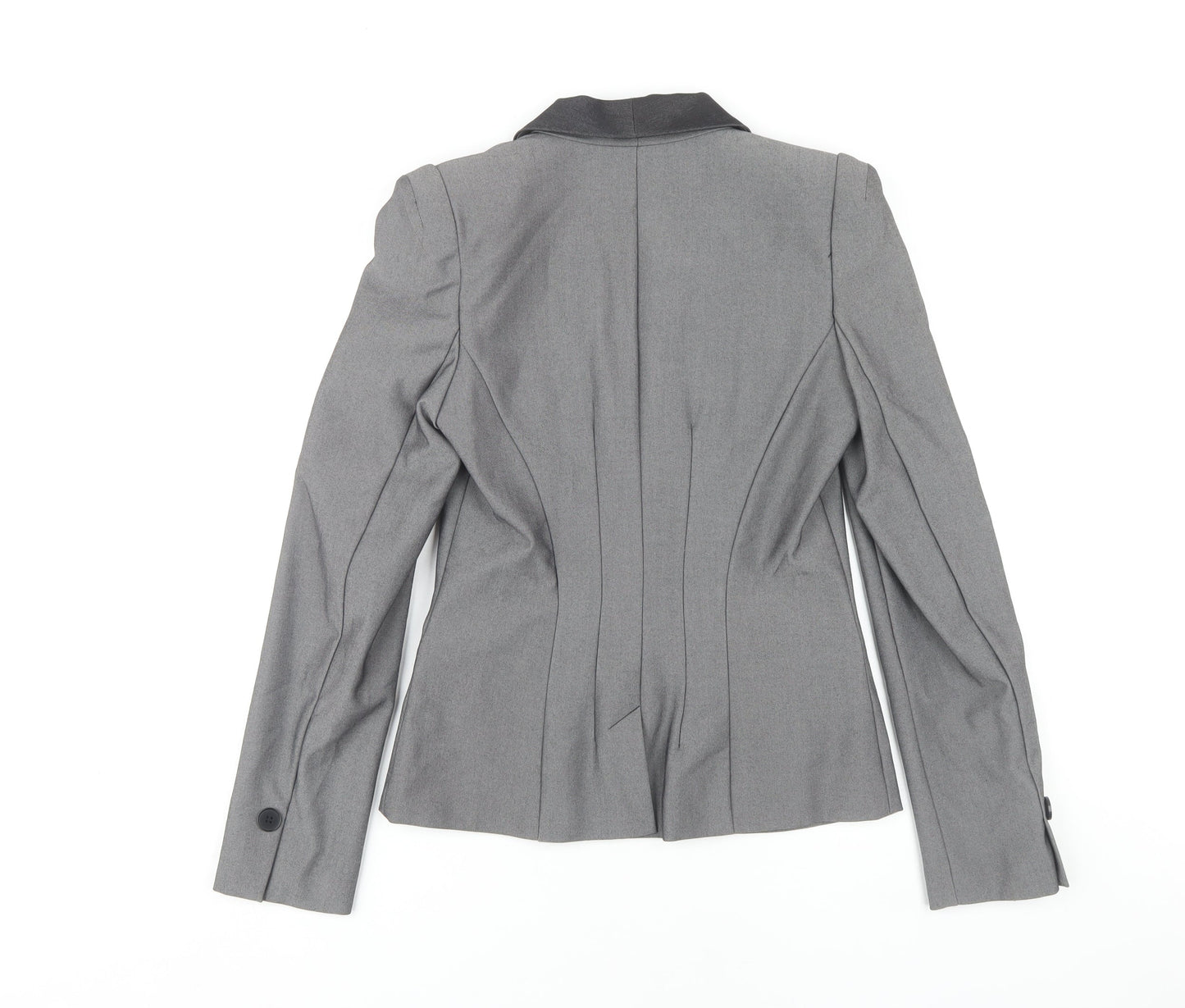 Next Women's Grey Blazer Size 8R Slim Fit