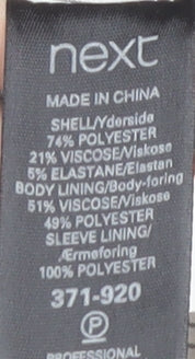 Next Women's Grey Blazer Size 8R Slim Fit