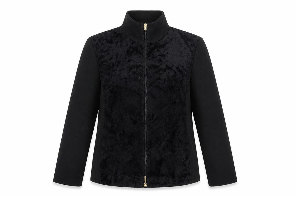 Womens UK Size 12 Viyella Black Basic Jacket