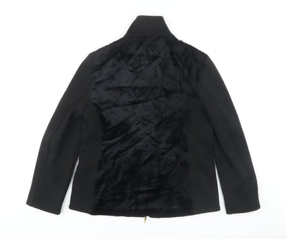 Womens UK Size 12 Viyella Black Basic Jacket