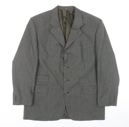 Mens UK Size 44 Pierre Cardin Regular Grey Suit Jacket